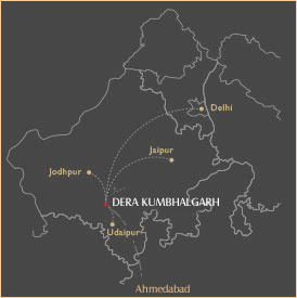 Kumbhalgarh Map